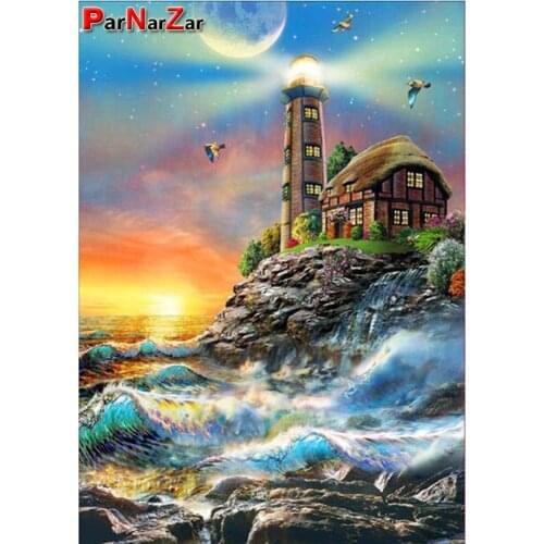 ParNarZar 5D DIY Diamond Painting Kits - Rainbow Castle - For Home Wall Decorations
