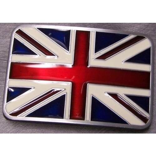Custom belt buckles low price OEM National Flag of Great Britain belt buckles hot sales factory produce belt buckles