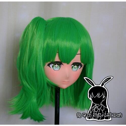 RB6527)Quality Handmade Female Resin Cosplay Japanese Role Anime Great Fairy Kigurumi Crossdress Doll Transgender Mask