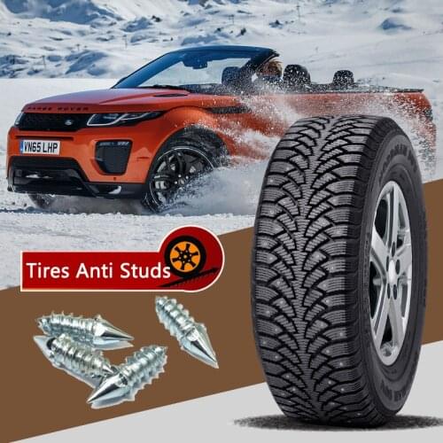 100Pcs Length 27mm Anti Skid Tire Screw Car Tires Studs Spikes Wheel Snow Chains For Car Vehicle Truck Motorcycle Accessories