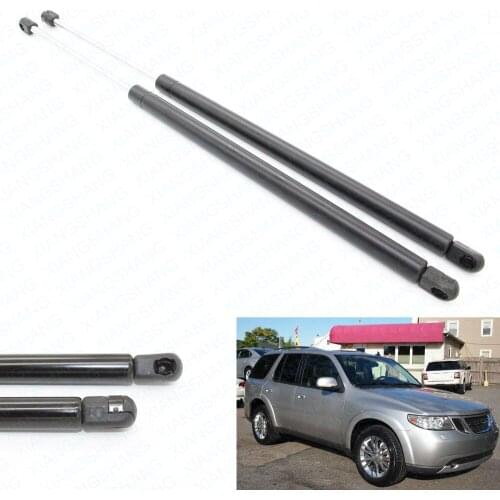 2pcs Rear Window Glass Lift Supports Shocks Struts Gas Spring for 2004-2009 Isuzu Ascender 21.6 inch & for Saab 9-7X 2005-2009