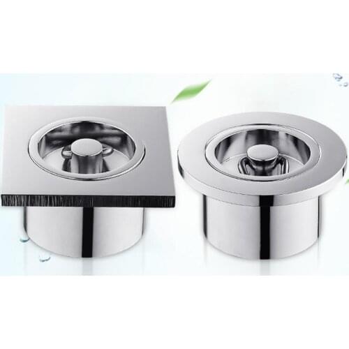 Ultra-sealed Copper Plug Fish Pond Bath Pool Hot Spring Swimming Pool Dedicated Floor Drain Drain Valve