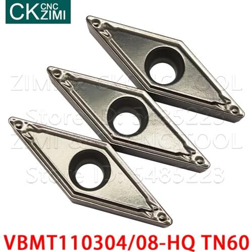 VBMT110304-HQ TN60 VBMT110304HQ TN60 VBMT110308-HQ TN60 VBMT110308HQ TN60 Carbide Cermet insert CNC Turning Tools VBMT for steel