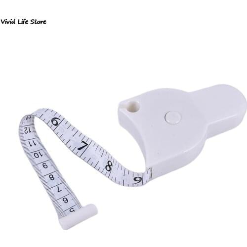 1pcs Fitness Accurate Caliper Measuring Tape Body Fat Weight Loss Measure Retractable Fitness Equipment ruler Accessories
