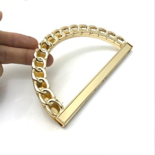 10 pieces / lot) net red with the same chain handbag zinc alloy new wear material decorative handle