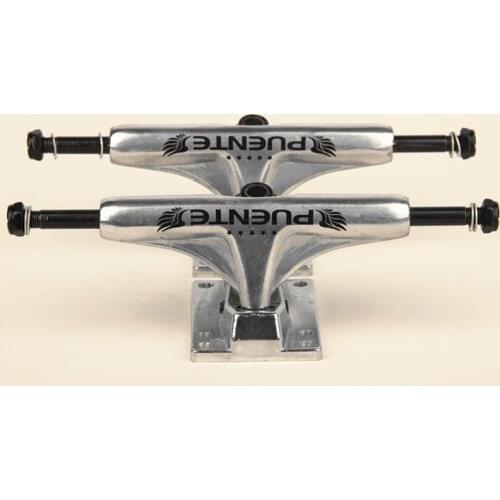 2PCS Skateboard Trucks Drift Thickened Bracket Aluminum Alloy Double Rocker Board Parts Durable Painted Skate Accessories 5 Inch