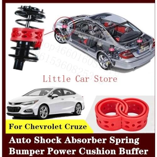 2PCS Front Rear Suspension Shock Bumper Spring Coil Cushion Buffer For Chevrolet Cruze