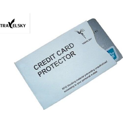 RFID Blocking paper card cover wholesale Smart Credit Card Cover 2016 New Arrival 10 pcs/set free shipping 13591