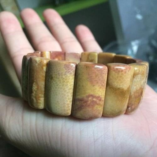 Natural chrysanthemum stone beads bracelet natural gemstone bracelet DIY jewelry for woman for gift wholesale