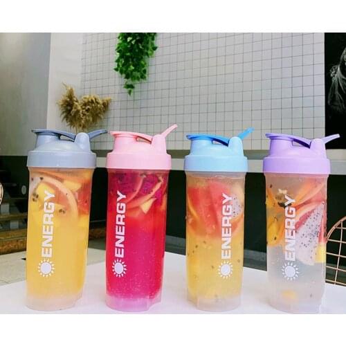 500ml Juice Bottle Shaker Bottle with Stirring Ball Premium Leakproof PP Effortlessly Protein Mixes Water Cup Sports Bottle