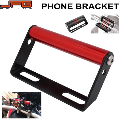 Motorcycle CNC Bicycle Phone holder Reliable Mount Universal Mobile Cell GPS Metal Holder On Road Bike Handlebar