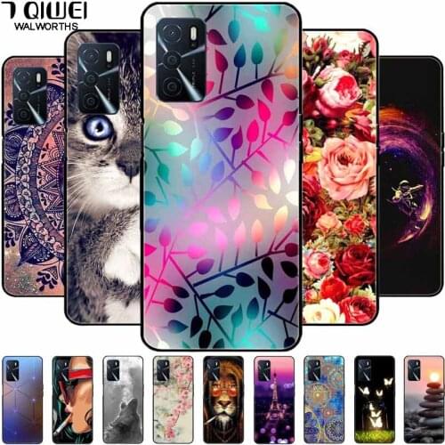 For Oppo A16 Case Phone Cover Soft Silicone TPU Back Cases For Oppo A16s Funda Black Bumper on for OPPOA16 A 16 6.52'' 2021 Capa