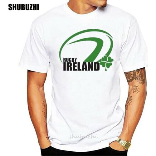 Irish Fan Clothing Supporters Top Lucky Clover Ireland Rugby Union Team T Shirt Cool Casual pride t shirt men Unisex New