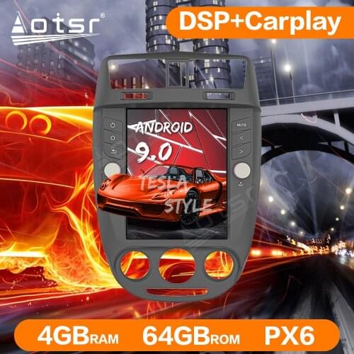 For Buick Excelle 2008-2015 Tesla Style Android 9.0 64GB 4G PX6 Car Audio GPS Navigation Head Unit Multimedia Player Auto Radio