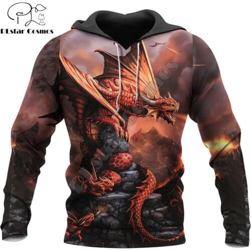 Love Dragon 3D All Over Printed Mens Hoodie Harajuku Streetwear Pullover Autumn Sweatshirt Unisex Casual Jacket Tracksuit DW0150