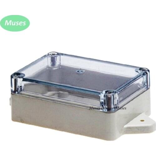 83*58*33mm Waterproof Plastic Enclosure w/ Transparent Cover Fix Hanger Plastic Waterproof Junction Box Meter Case connector