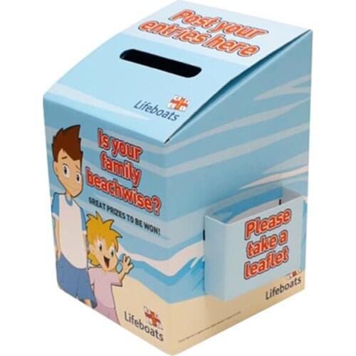 Custom Make Cardboard Ballot Box Donation Box for Old Clothes