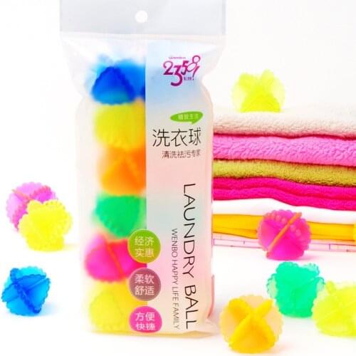12Pc/Box Laundry Ball Dryer Plant Softening Helper Cleaning Magic Laundry Pods Cleaning And Decontamination Special