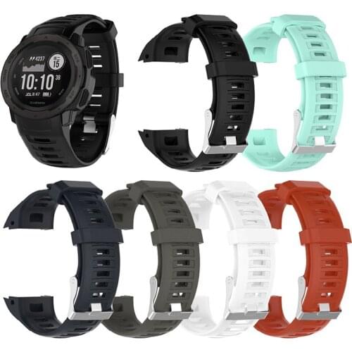 Replacement Strap For Garmin Instinct Watchband Watch Band Quick Release Sport Soft Silicone 20mm for Garmin Instinct