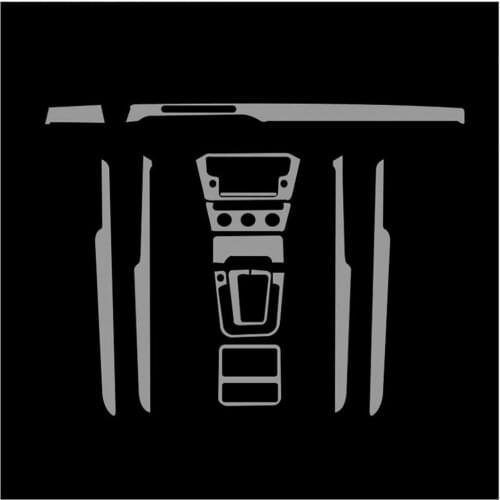 Car-Styling New Car Interior Trim Dashboard Clear Paint Protective Film Stickers for VolksWagen Magotan 2017-2018