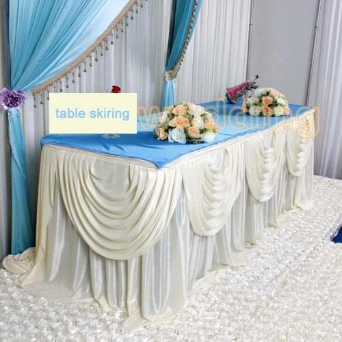 Tableskirt table cover belt table skirt wedding props supplies table skirting 3 meters long