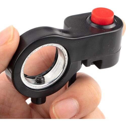 7/8'' Universal Motorcycle Handlebar Switch Horn Starter Kill Button Switch E-Bike Motor Single Switch