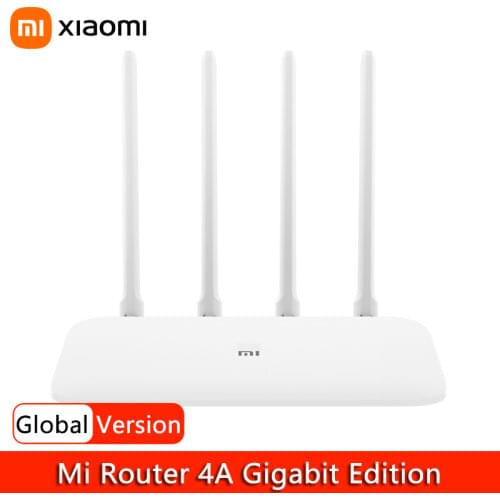 Xiaomi Mi Wifi Router 4A Gigabit Edition 1000M 2.4GHz 5GHz WiFi Extender DDR3 128MB 4 Antennas Wi Fi Signal Booster APP Control