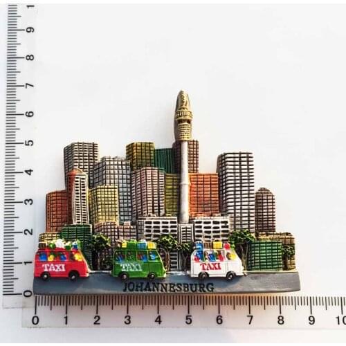 South Africa Johannesburg Fridge Magnets Tourist Souvenirs Magnetic Refrigerator Stickers for Home Kitchen Decoration Gift Idea