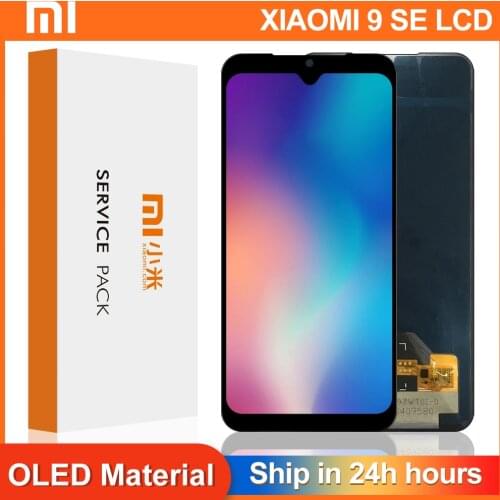 AMOLED For Xiaomi MI 9 SE Mi9 SE LCD Display Screen With Frame+Touch Screen Digitizer Replacement For MI 9SE Display