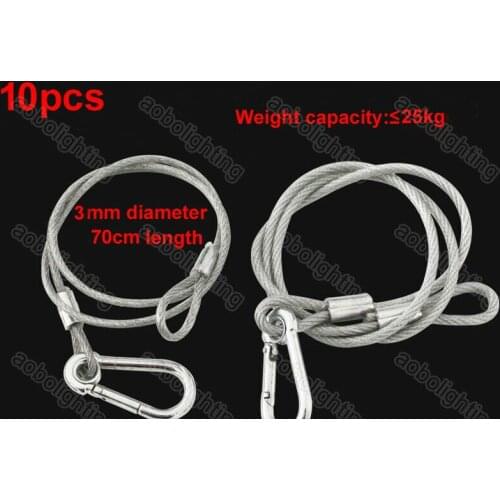 10x Sharpy beam moving head light Safety Cables LED Par Can Safety Rope disco light party lights parts