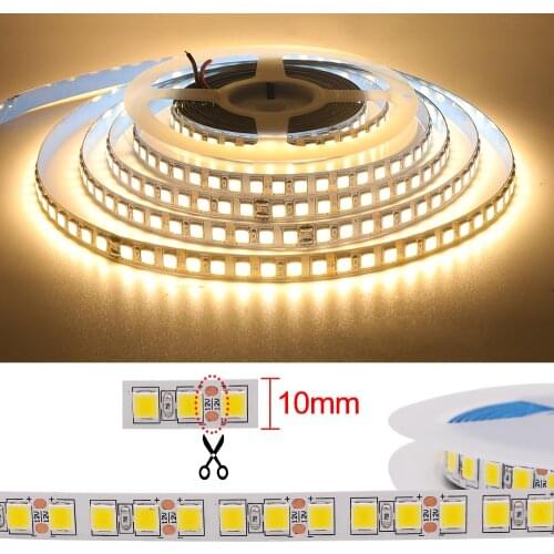 DC 12V LED Strip 5054 Waterproof Ribbon Tape LED Light Strip For Home Decoration 5m