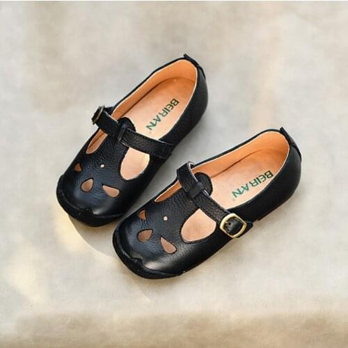 Dolakids Children single shoe girl leather shoes princess shoes 2021 spring and autumn style baby shoes retro baby girl shoes