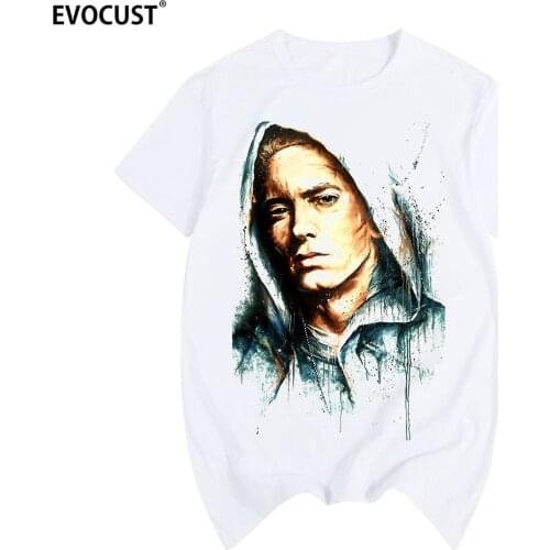 Eminem One Shot Tupac 2pac Shakur Hip Hop Makaveli rapper Snoop Dogg Biggie Smalls J Cole jay-z Savage T-shirts Men T shirt