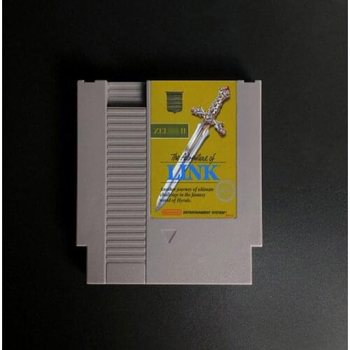 Legend of Zeldaed II 2 Series Journey Of A Day or Legend of Zeldaed II 2 Shadow Of Night - 72 pins 8bit Game Cartridge