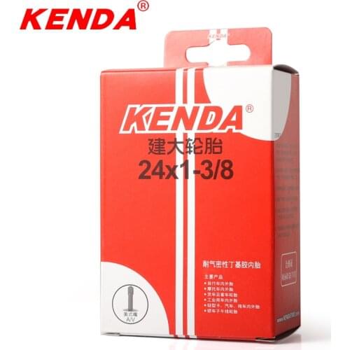 KENDA inner tube 24 inch 24x1-3/8 mountain bike tubes Schrader bicycle inner tube 24er tire chambre air