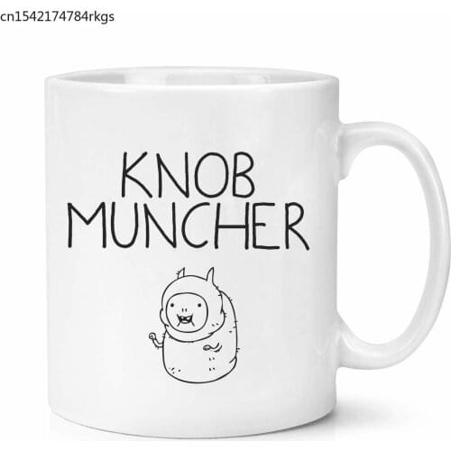 Knob Muncher Mug Profanity Funny Mug Birthday Office Gifts