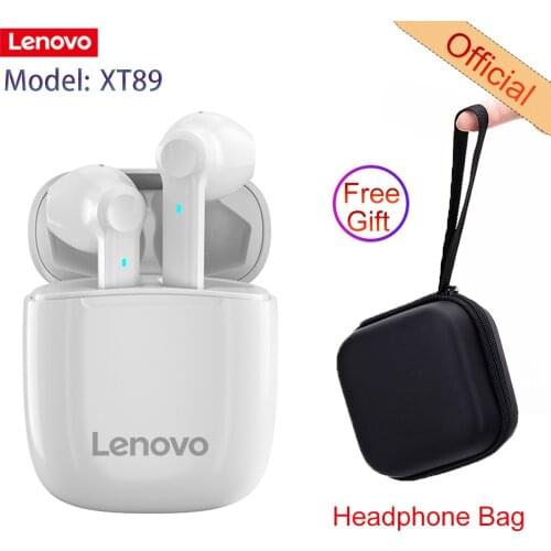 2021 Newest Lenovo XT89 TWS Wireless Earphones BT5.0 HiFi Music Headphones Waterproof Sports Headset Noise Cancelling with Mic