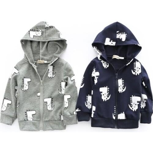2019 Spring New Kids Casual Jackets Boys and Girls Hooded Long Sleeve Coats Toddler Outwear Clothes Baby Girl Jackets Outwear