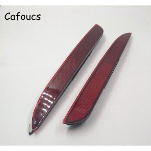 Cafoucs Car Rear Bumper Reflectors Lamp For Mazda 3 2008-2012 Decoration Accessories