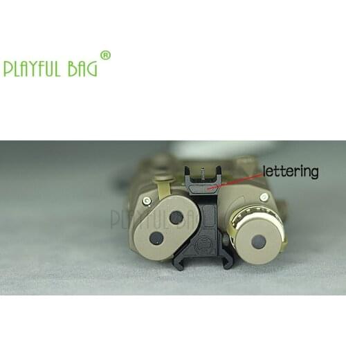 PB Playful bag Outdoor sport Upgrade material Mechanical aiming PEQ15/LA-5C gel ball gun handguard front sight CS DIY toys SA10S