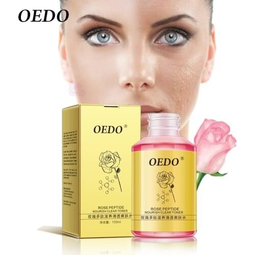 OEDO Rose Peptide Nourish Clear Toner Beauty Health Skin Care Toners Face Moisturizing Oil Control Whitening Convergence Pores