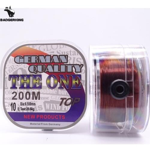 200m fluorocarbon coating fishing line white brown sinking high Abrasion Resistance low stretch carp mono fishing line