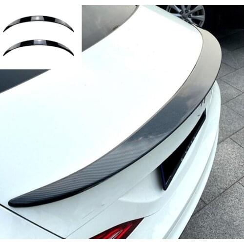 For Mercedes CLA W117 AMG Carbon Spoiler Style CLA Class C117 Carbon Fiber Rear Spoiler with Red Line Rear Trunk Wing 2013-2019