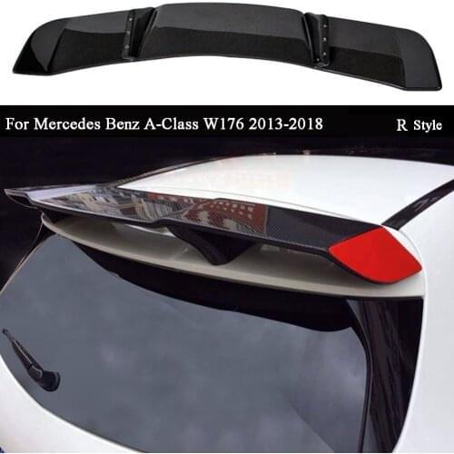 Carbon Fiber Rear Trunk Spoiler For Mercedes Benz A-Class W176 2013 2014 2015 2016 2017 2018 R Style