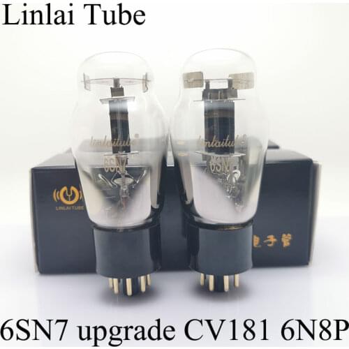 Linlai tube 6SN7 replaces 6H8C/6N8P/CV181/5692 vacuum tube original precision matching