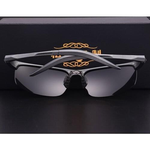 1-23 new fashion color changing Polarized Sunglasses mens Sunglasses outdoor sports cycling glasses night vision glasses