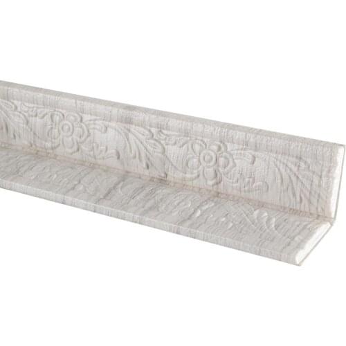 3D Pattern Waistline Baseboard Wall Trim Line Stickers Decoration Self Adhesive Wall Edge Waterproof Strip For Home TN88