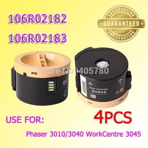 4pcs 3010 toner cartridge compatible for XEROX Phaser 3010, 3040 WorkCentre 3045/ 106R02182/106R02183