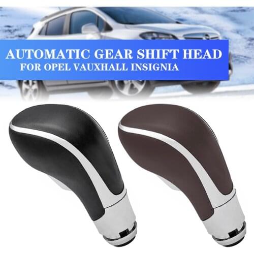 Automatic PU Leather Gear Shift Shifter Lever Knob For Opel for Vauxhall Insignia/Buick Regal