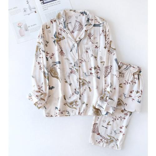 DLXLOTOS Women's Long Sleeve Pajamas